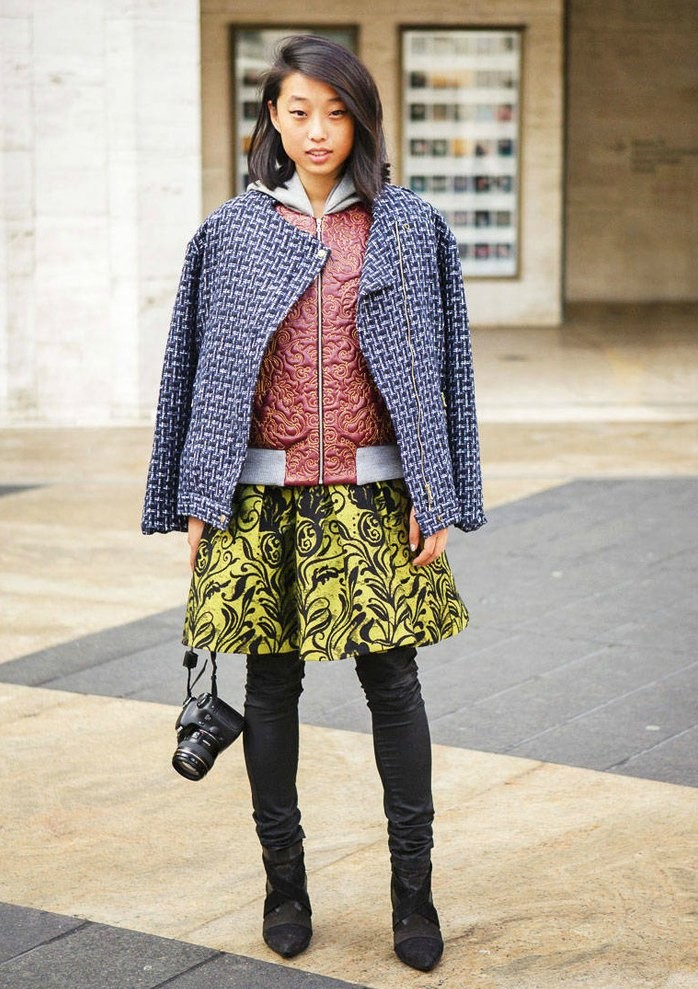 Margaret-Zhang-Street-style-Inspiration-print-clash-breakfast-with-audrey-e1427664390931